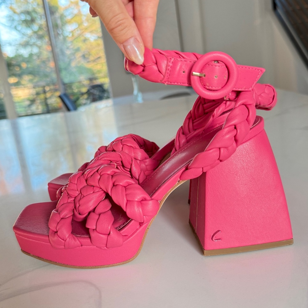 Circus NY by Sam Edelman Mable braided block heel sandals